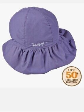 Purple Panama Jack Girl Toddler Sun Hat UPF 50+